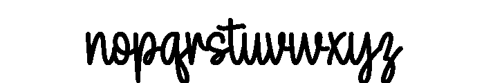 Special Summer Font LOWERCASE