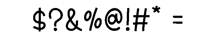 Special Thanksgiving Font OTHER CHARS