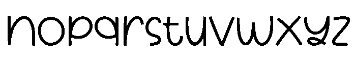 Special Thanksgiving Font LOWERCASE