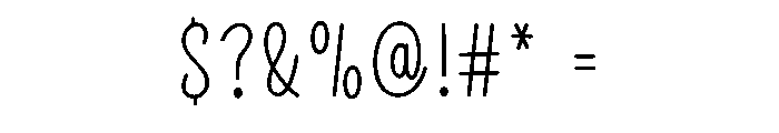 Special Weddingday Font OTHER CHARS