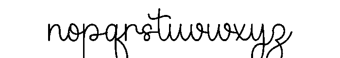 Special Weddingday Font LOWERCASE