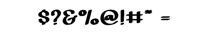 Special Weekend Font OTHER CHARS