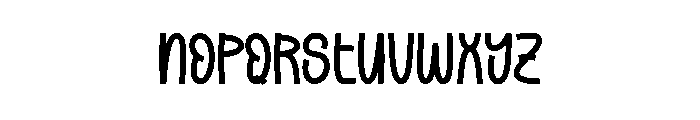 Special Wondrous Font LOWERCASE