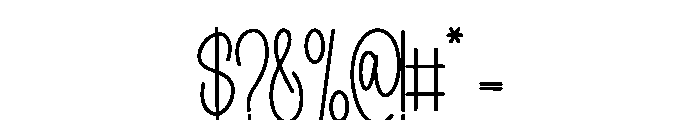 Specialty Font OTHER CHARS