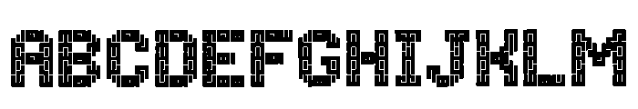 Speckle Regular Font UPPERCASE