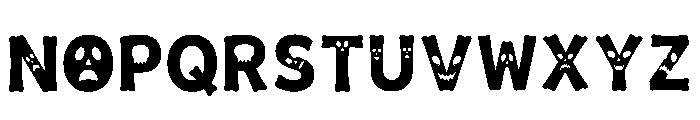 Speckled Regular Font LOWERCASE