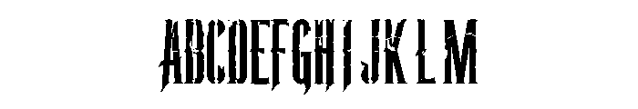 Spectral Thorn Font UPPERCASE