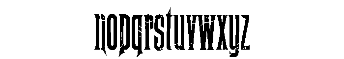 Spectral Thorn Font LOWERCASE