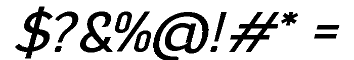 Speedbolt Regular Font OTHER CHARS