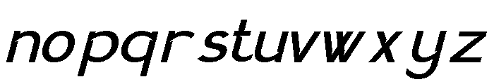 Speedbolt Regular Font LOWERCASE