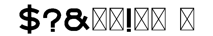 Speeds Font OTHER CHARS