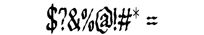 Spell_Book Font OTHER CHARS