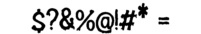 Spell Font OTHER CHARS