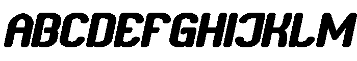 Spend Time Bold Italic Font UPPERCASE