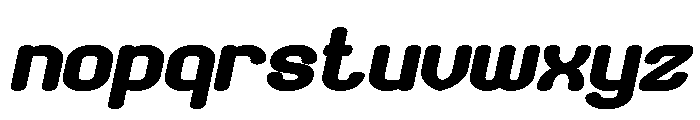 Spend Time Bold Italic Font LOWERCASE