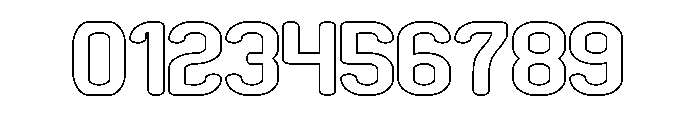 Spend Time-Hollow Font OTHER CHARS