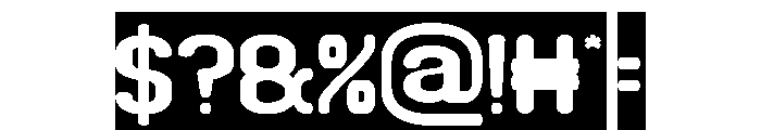 Spend Time-Inverse Font OTHER CHARS