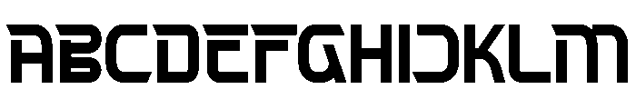 Spertso Font UPPERCASE