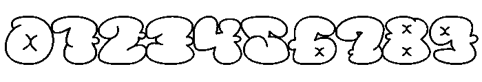 Spice Hype Outline Regular Font OTHER CHARS