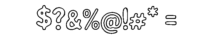 Spiced Autumn Outline Regular Font OTHER CHARS
