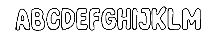 Spiced Autumn Outline Regular Font UPPERCASE