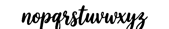 Spiced Autumn Script Regular Font LOWERCASE