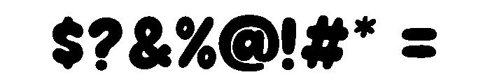 Spicy Burger Font OTHER CHARS