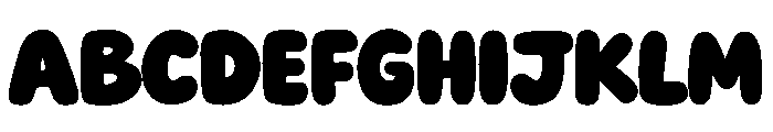 Spicy Burger Font UPPERCASE