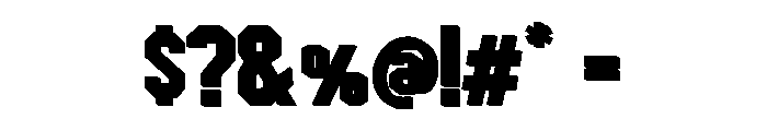 Spider 3D Red Font OTHER CHARS