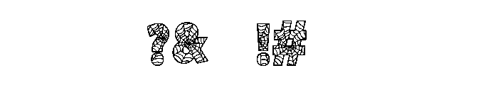 Spider Lace Font OTHER CHARS
