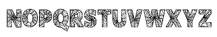 Spider Lace Font UPPERCASE