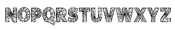 Spider Lace Font LOWERCASE