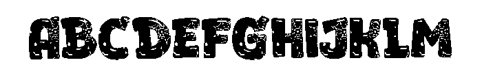 Spiderweb Army 4 Font UPPERCASE