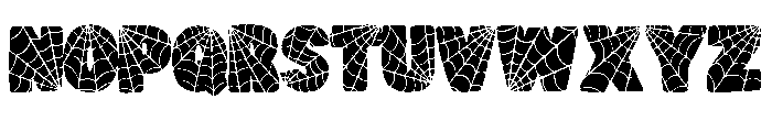 Spiderweb Bold By Squee Regular Font UPPERCASE