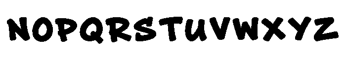 Spidol Marker Regular Font UPPERCASE