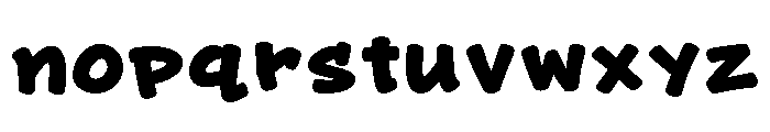 Spidol Marker Regular Font LOWERCASE