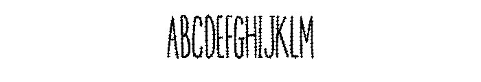 Spike Stich By Squeeb C Regular Font UPPERCASE