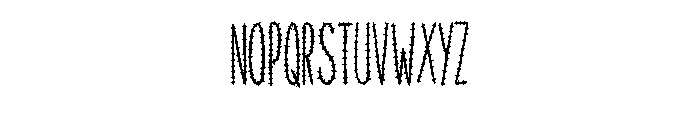 Spike Stich By Squeeb C Regular Font LOWERCASE