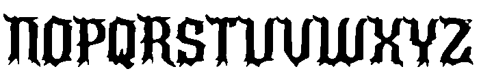 Spikes To Smooth Font UPPERCASE