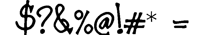 Spiky_Orb Font OTHER CHARS