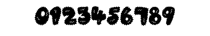 Spiky Shock By Squeeb C Regular Font OTHER CHARS