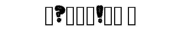 Spiky Shock By Squeeb C Regular Font OTHER CHARS