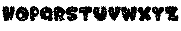 Spiky Shock By Squeeb C Regular Font UPPERCASE