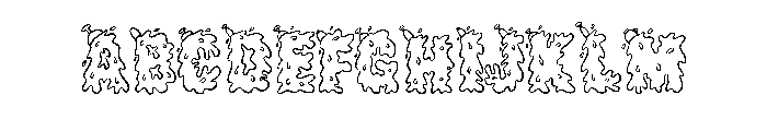 Spilt Drinks Splash By  Regular Font UPPERCASE