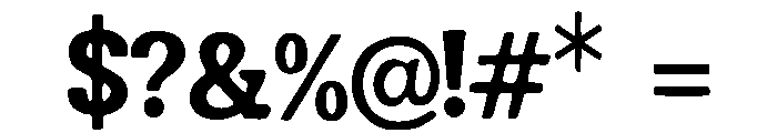 Spinet Font OTHER CHARS