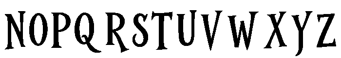 Spinewick Font UPPERCASE