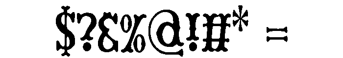 Spirit_Shine Font OTHER CHARS