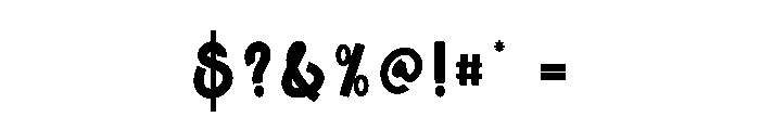 Spirit Snowman Font OTHER CHARS