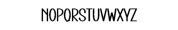 Spirit Wednesday Font UPPERCASE