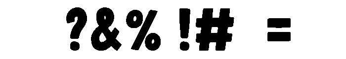 Spiritout stacked Regular Font OTHER CHARS